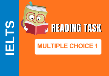 Ielts Reading Task - Multiple Choice 1